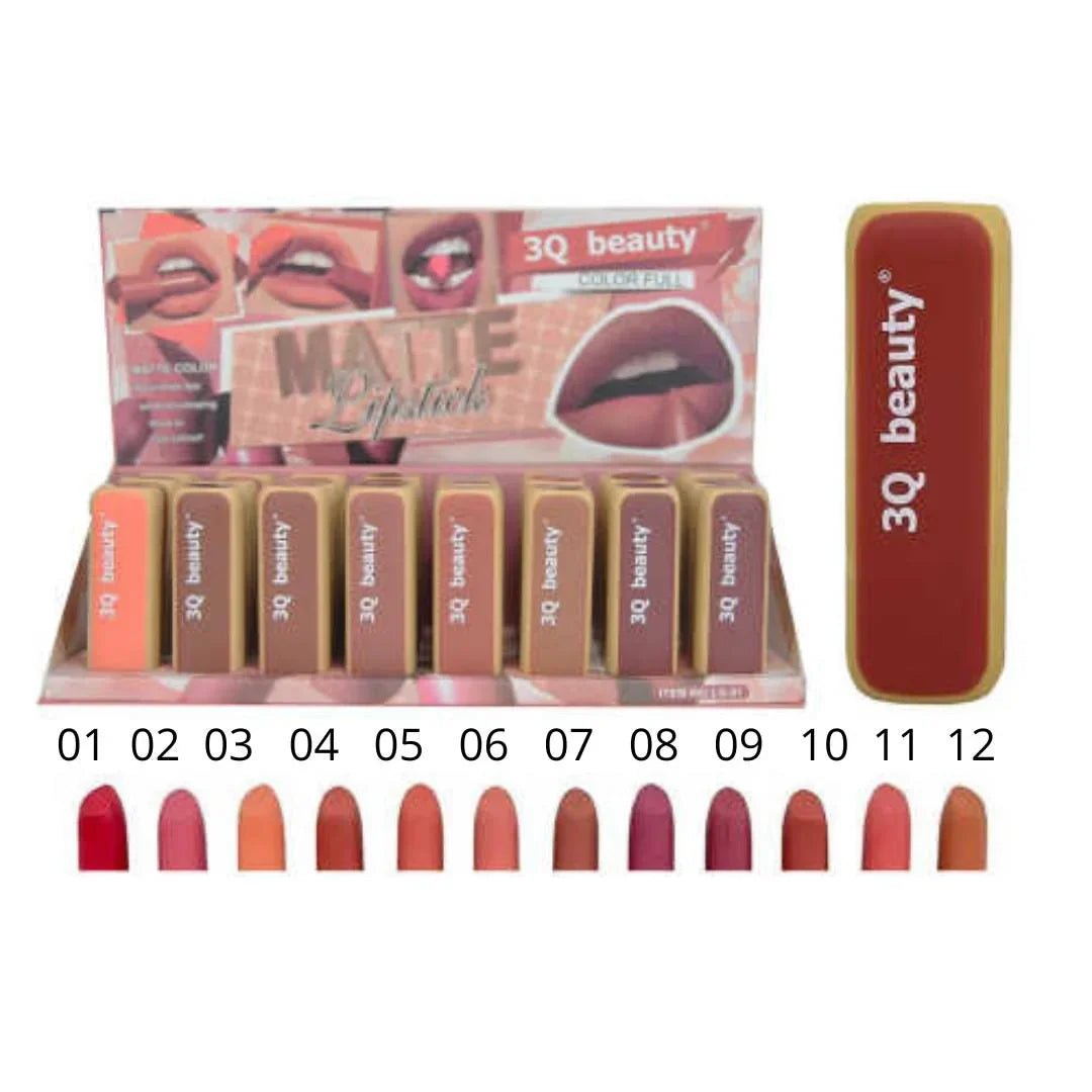 3Q Beauty Matte Colorful Lipstick - Rumaisas