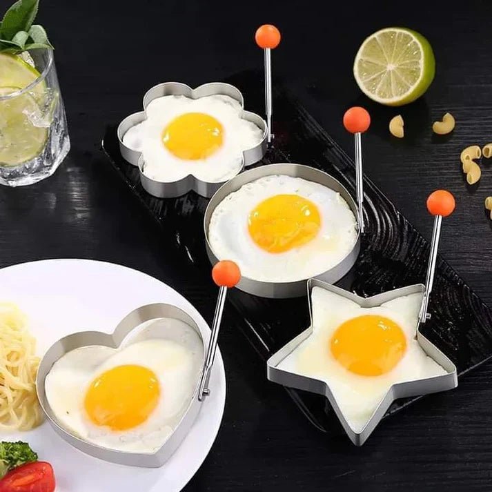 4Pcs Egg Shaper Stainless Steel - Rumaisas