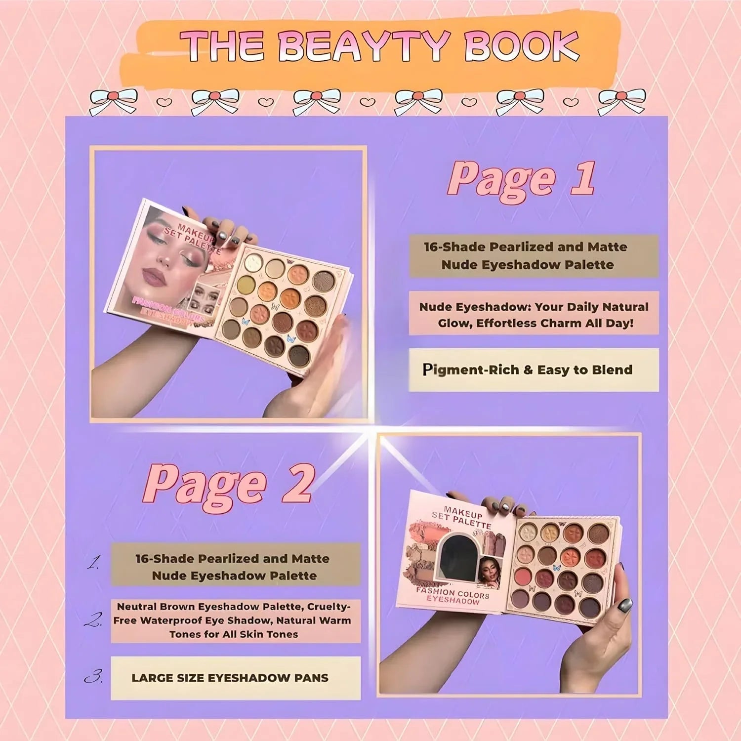 All in One 7 Pages Makeup Book - Rumaisas