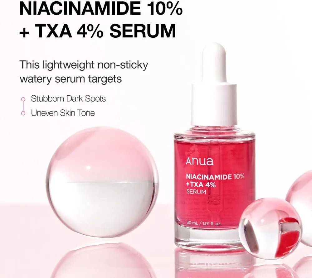 Anua 10% Niacinamide+ 4% Tranexamic Acid Serum Korean Skin Care - 30ml Made in Korea - Rumaisas