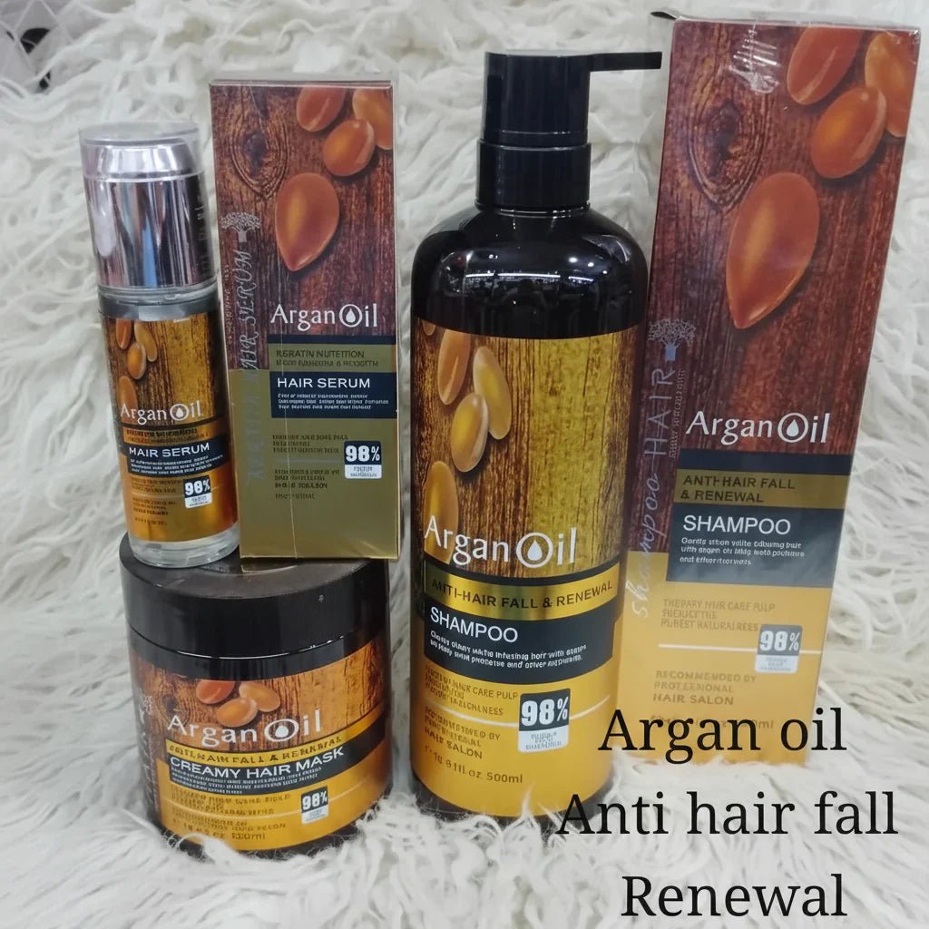 Argan Oil Anti - Hair Fall Complete Care Deal - Rumaisas