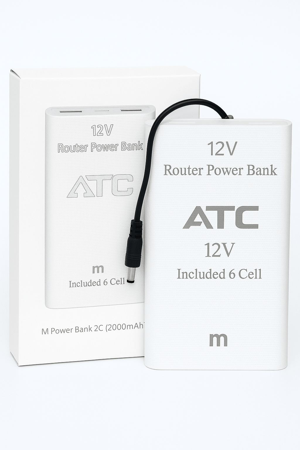 ATC 12V Router Power Bank (20000mAh) – Backup Battery for Wi - Fi Routers, Cameras & DVRs - Rumaisas