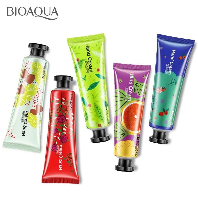 Bioaqua Plant Fragrance Moisturizing Hand Cream Set - Pack of 5 - Rumaisas