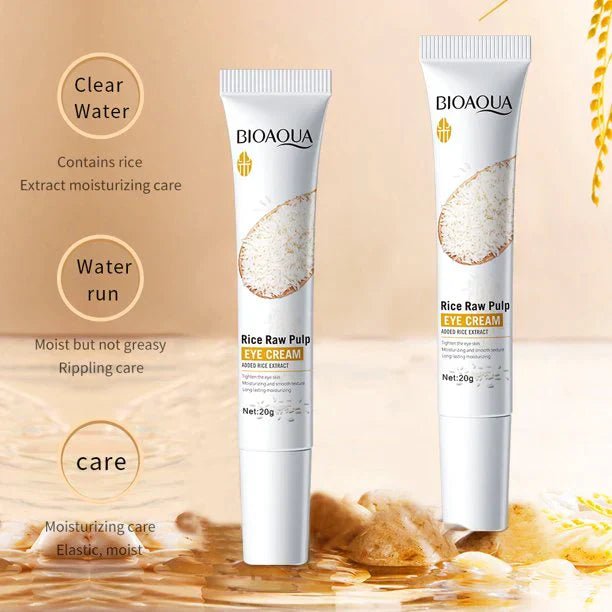 BIOAQUA Rice Raw Pulp Eye Cream - 20g - Rumaisas