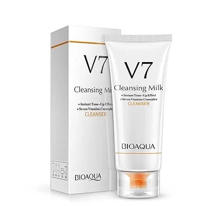 Bioaqua V7 Deep Hydration Facial Cleansing Milk (Cleanser) - Rumaisas