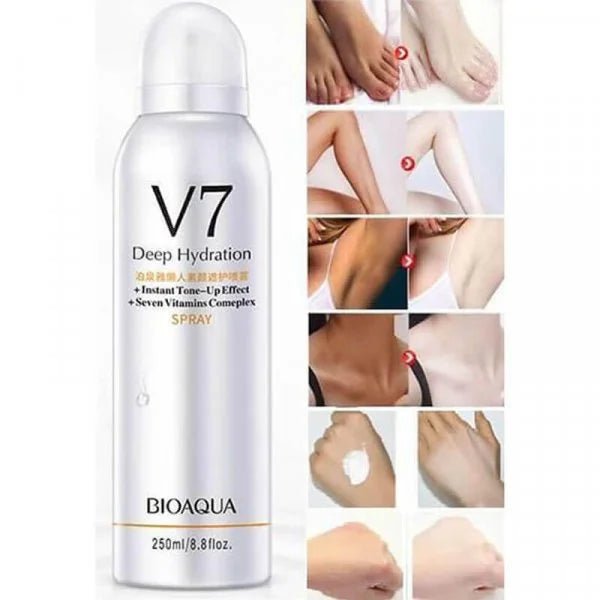 BIOAQUA V7 Deep Hydration Whitening Spray – 200ml - Rumaisas