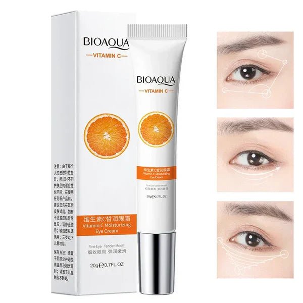 Bioaqua Vitamin C Eye Cream Under Eye Dark Circle Remover - Rumaisas