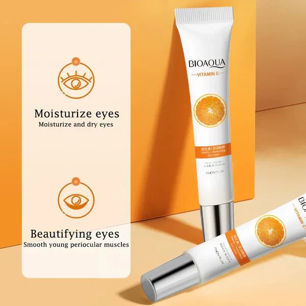 Bioaqua Vitamin C Eye Cream Under Eye Dark Circle Remover - Rumaisas