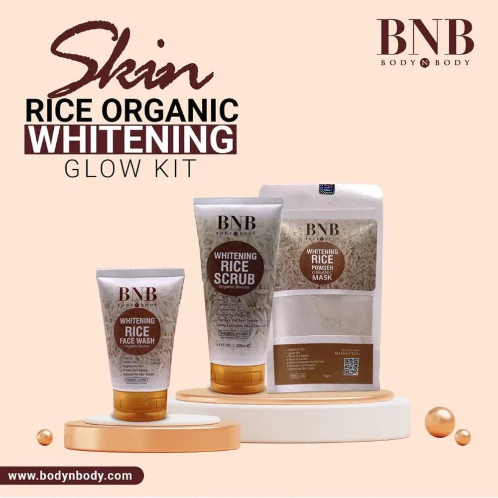 BNB Rice Extract Bright & Glow Kit (Original) - Rumaisas