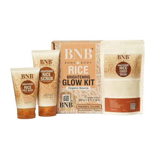 BNB Rice Extract Bright & Glow Kit (Original) - Rumaisas