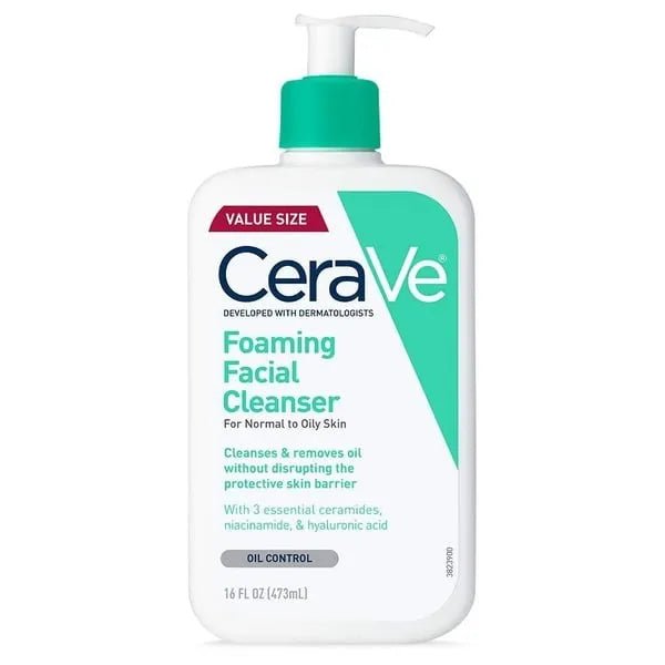 Cerave Foaming Facial Cleanser - 473ml - Rumaisas