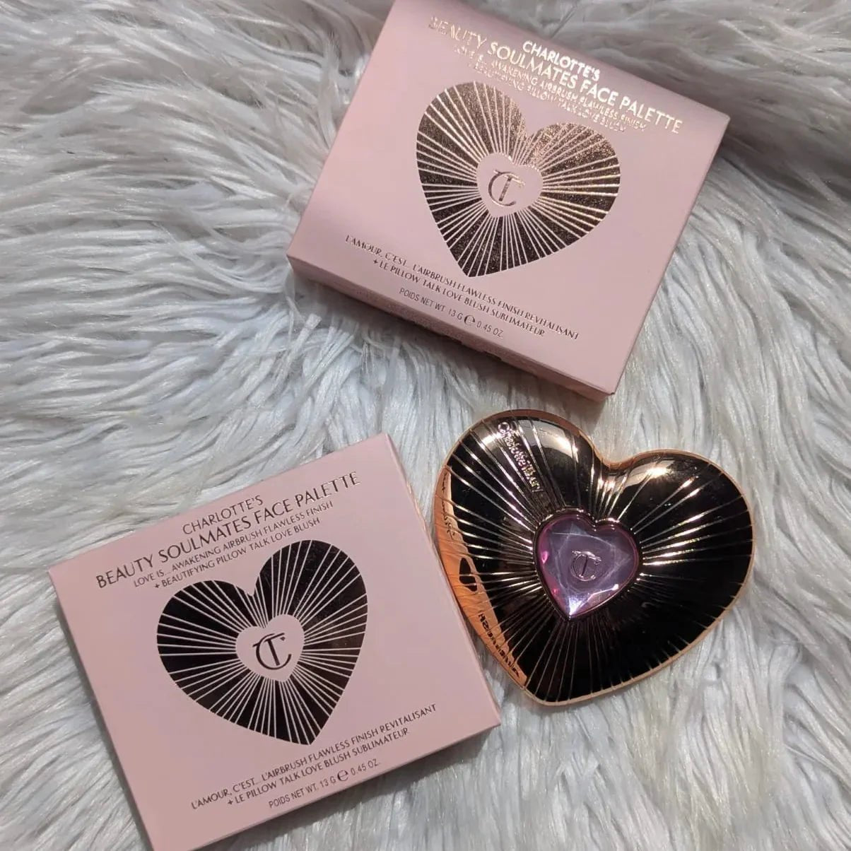 Charlotte Tilbury Pillow Talk Beauty Soulmates Face Palette - 13g - Rumaisas