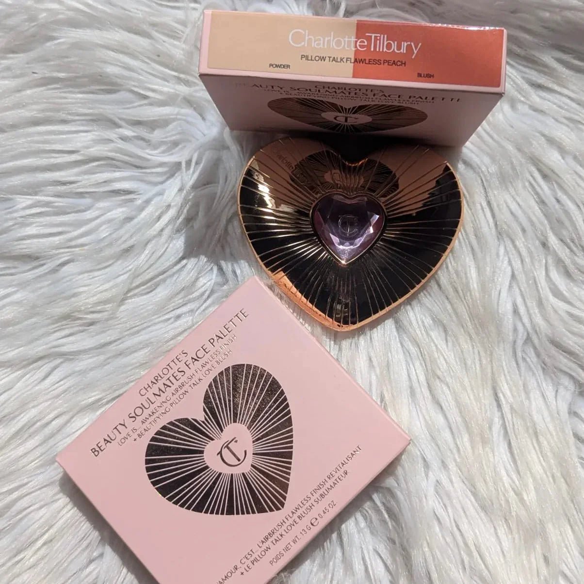 Charlotte Tilbury Pillow Talk Beauty Soulmates Face Palette - 13g - Rumaisas