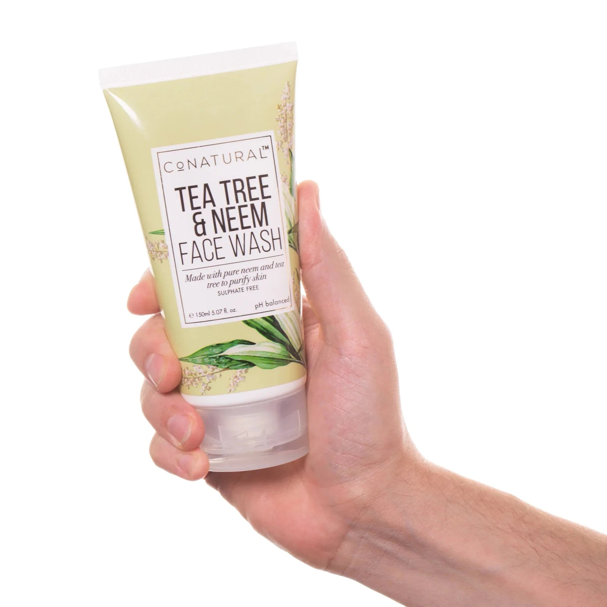 CoNatural Tea Tree & Neem Facewash - 150ml - Rumaisas