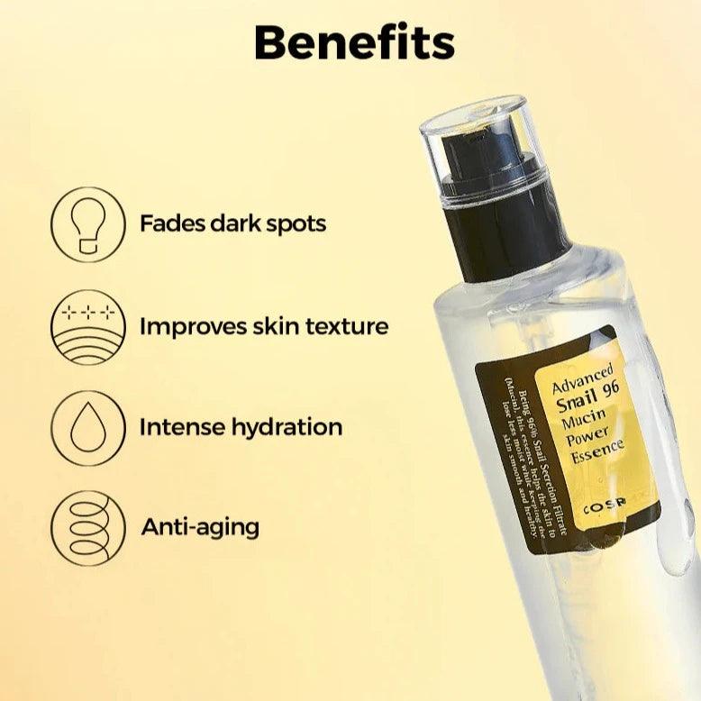 Cosrx Advanced Snail 96 Mucin Power Essence - 100ml - Rumaisas