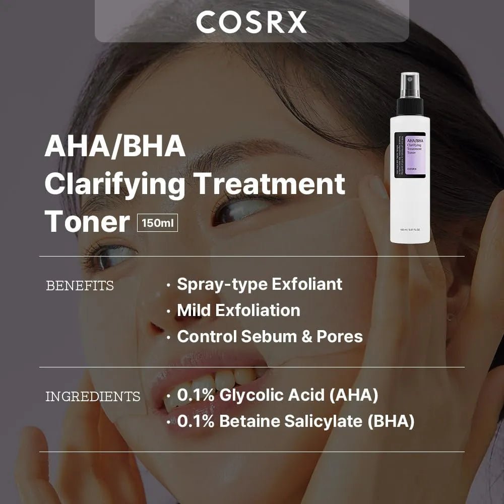 Cosrx AHA BHA Clarifying Treatment Toner - 150ml - Rumaisas