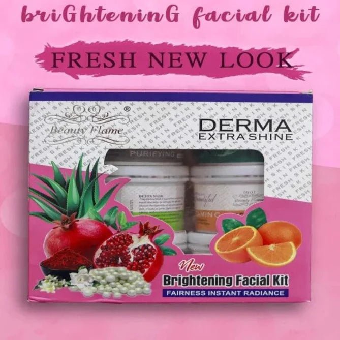 Derma Extra Shine Facial Kit - 95ml Each - Rumaisas