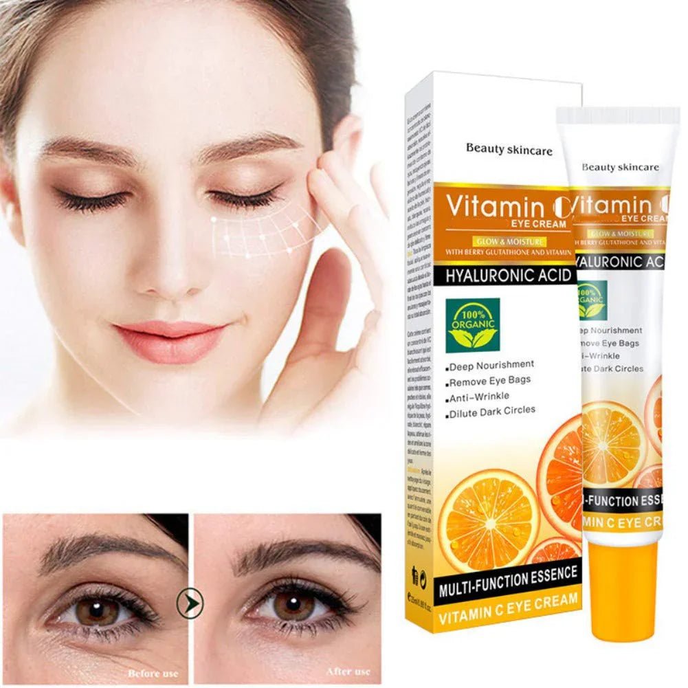 Disaar Vitamin C Whitening Eye Cream with Hyaluronic Acid - 25ml - Rumaisas
