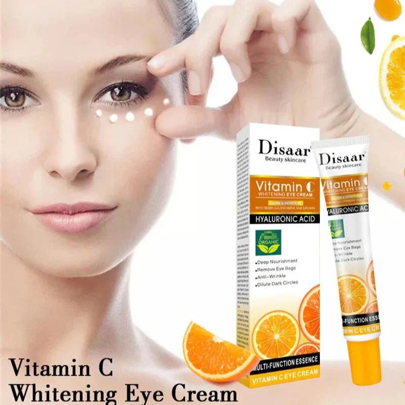 Disaar Vitamin C Whitening Eye Cream with Hyaluronic Acid - 25ml - Rumaisas