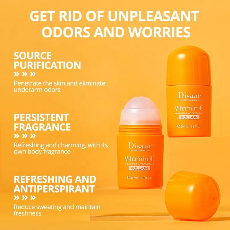 Disaar Whitening Anti - Perspirant Vitamin C Deodorant Roll‑On - 50ml - Rumaisas