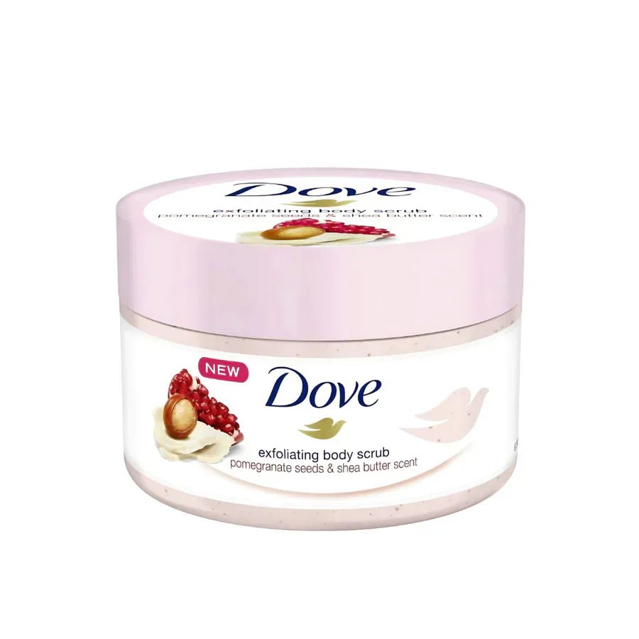Dove Body Scrub Pomegranate & Shea Butter - 225ml - Rumaisas