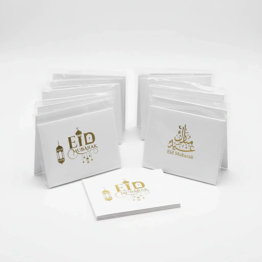 Eid Mubarak Foil Envelope Pack of 10 - Rumaisas