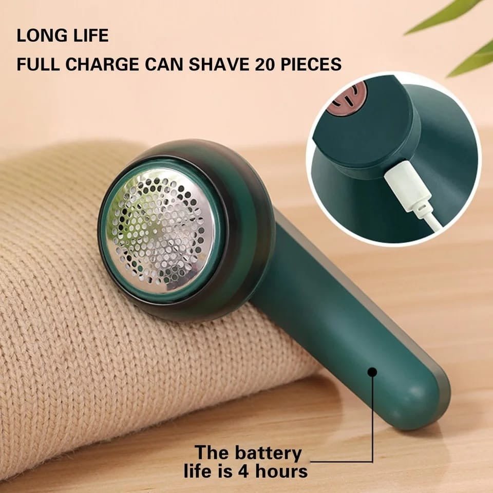 Electric Lint Remover For Clothing Sweater Anti Pilling Razor Coat Hair Ball Trimmer Rechargeable Plush Clothing Razor Remover - Rumaisas