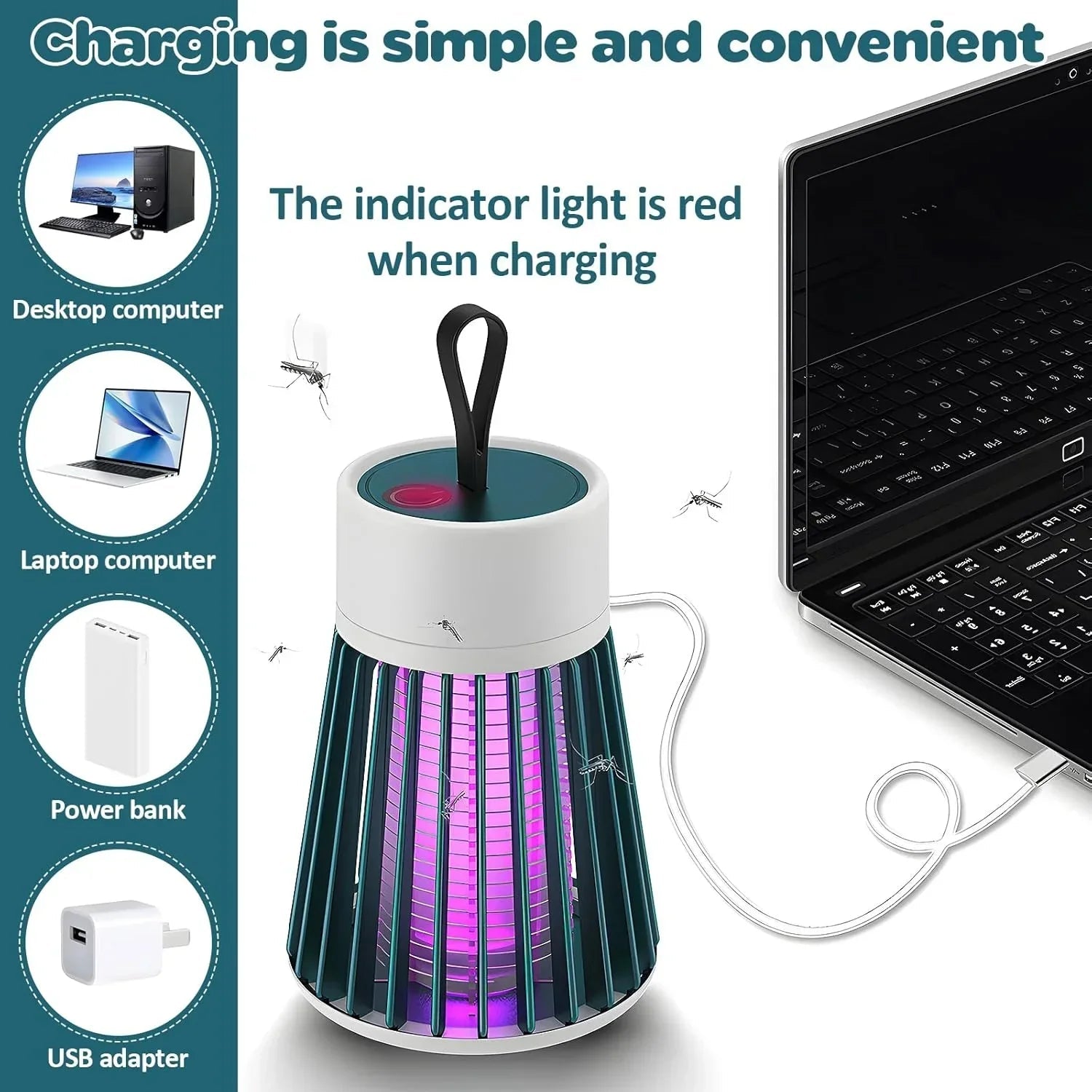 Electric Photocatalytic Anti Mosquito Killer Lamp - Rumaisas
