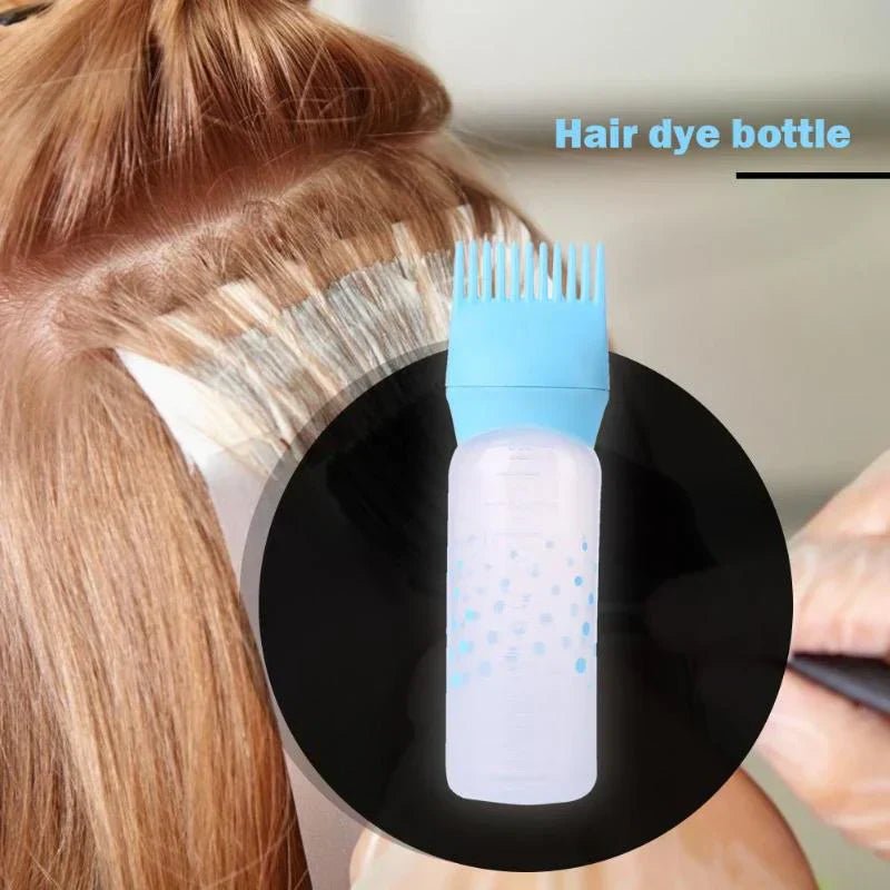 Empty Hair Dye Bottle - Reusable With Applicator Brush Bottles - 120ml - Rumaisas