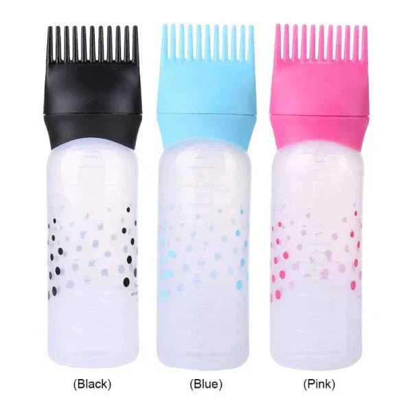 Empty Hair Dye Bottle - Reusable With Applicator Brush Bottles - 120ml - Rumaisas