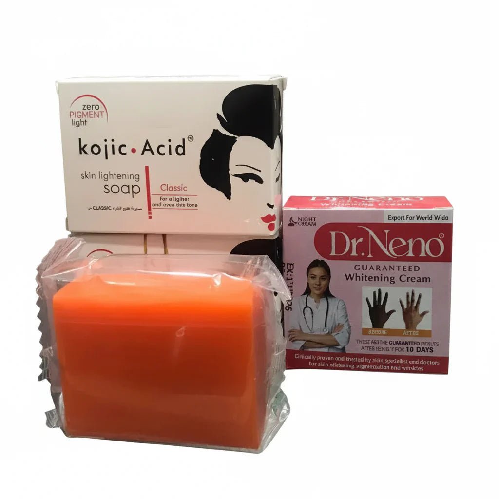 Face Care Deal – Kojic Soap + Dr Nano Whitening Cream - Rumaisas