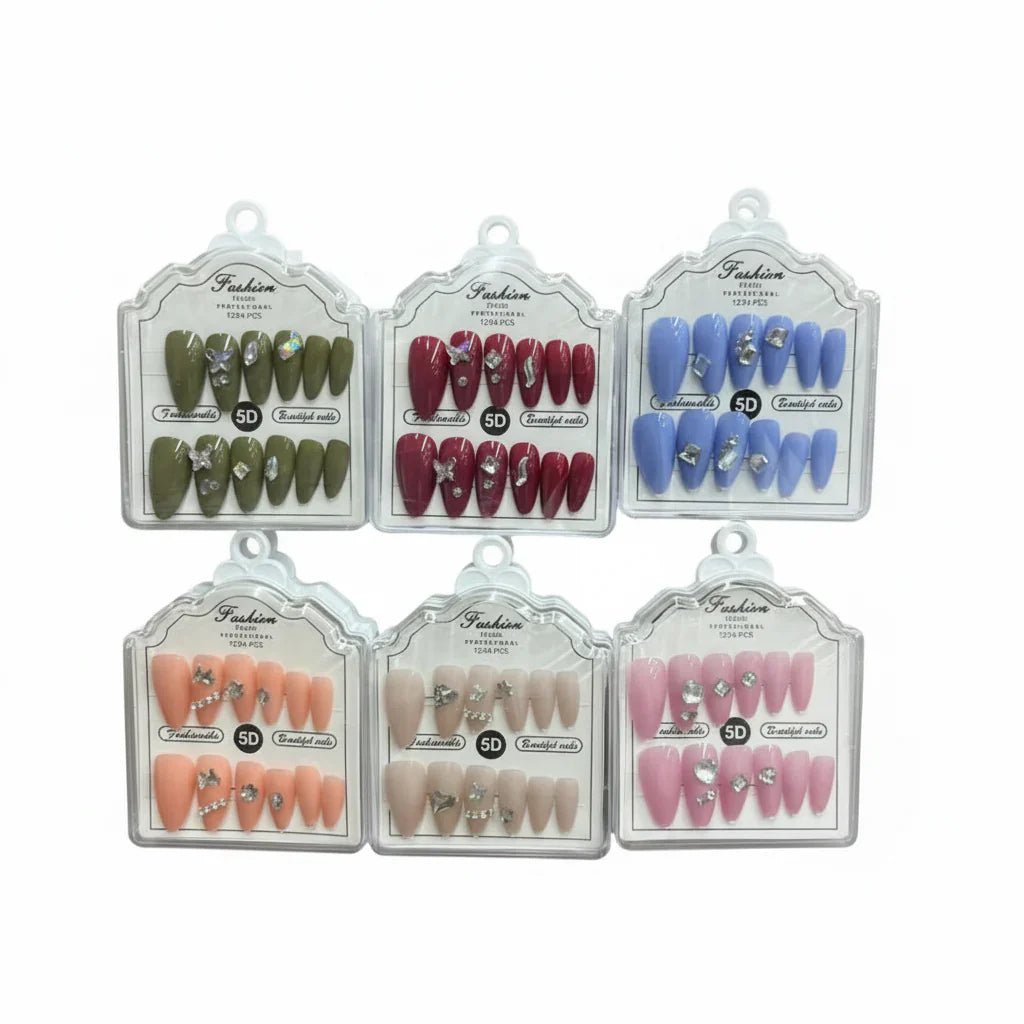 Fashion 5D Rhinston Style Nails - Rumaisas