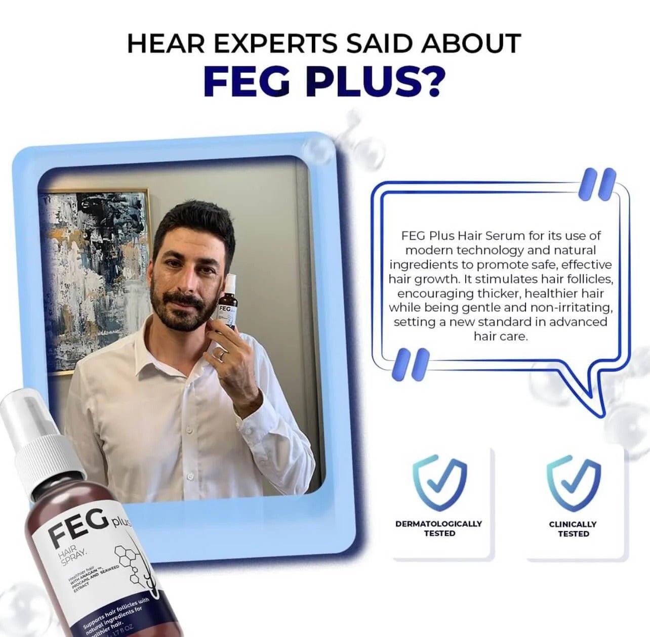 FEG Plus Hair Growth Spray - Rumaisas