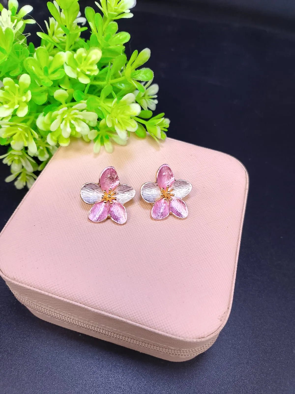Flower Korea Stud Earrings - Rumaisas