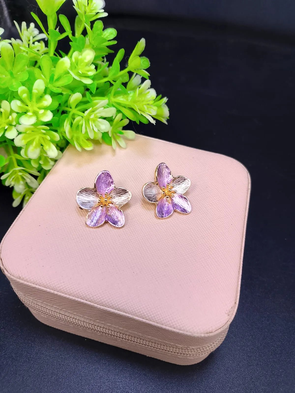Flower Korea Stud Earrings - Rumaisas