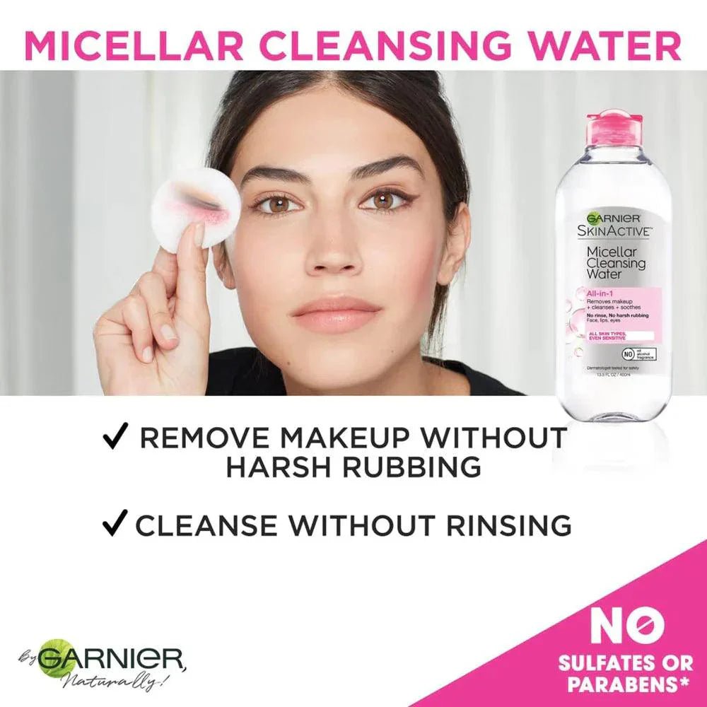 Garnier - Skin Active Micellar Makeup Cleansing Water - Rumaisas