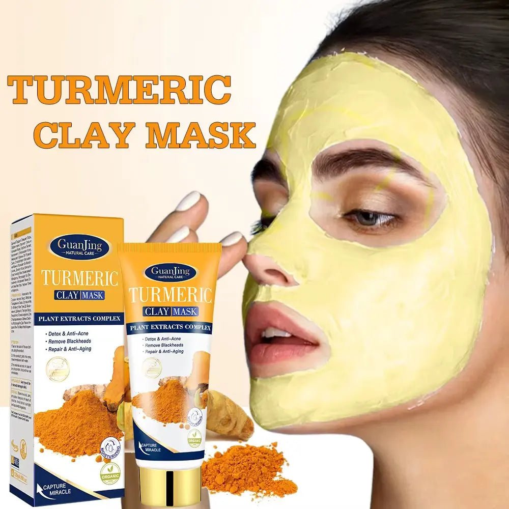Guanjing Turmeric Brightening Clay Mask – Clear & Radiant - Rumaisas