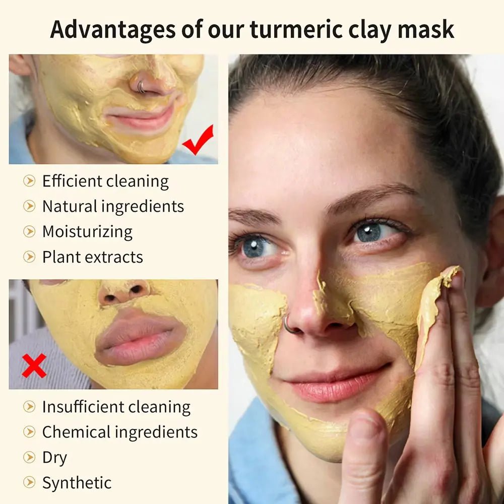 Guanjing Turmeric Brightening Clay Mask – Clear & Radiant - Rumaisas