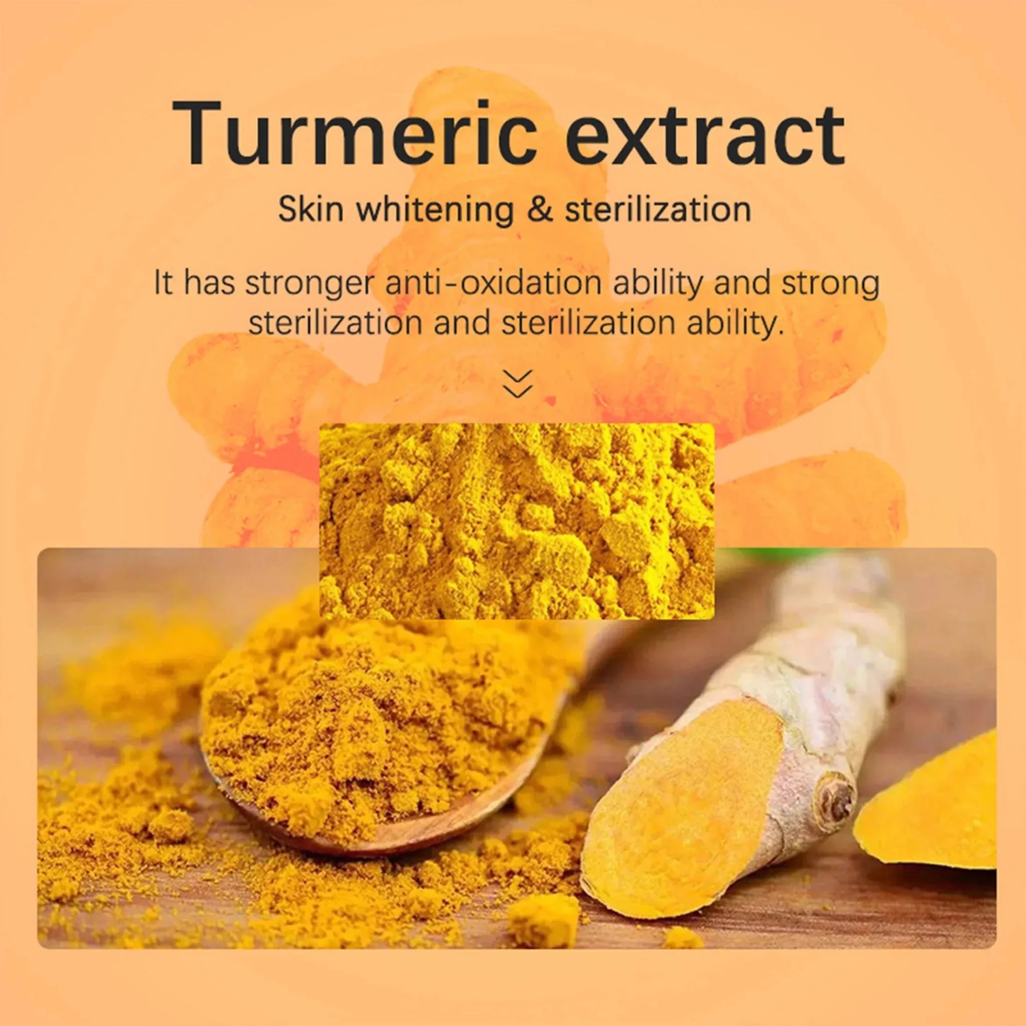Guanjing Turmeric Plant Extracts Complex brightening Facial Mask - Rumaisas