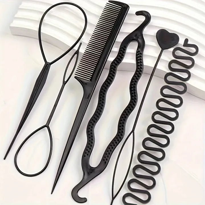Hair Braiding Tools Set (Pack of 6) - Rumaisas