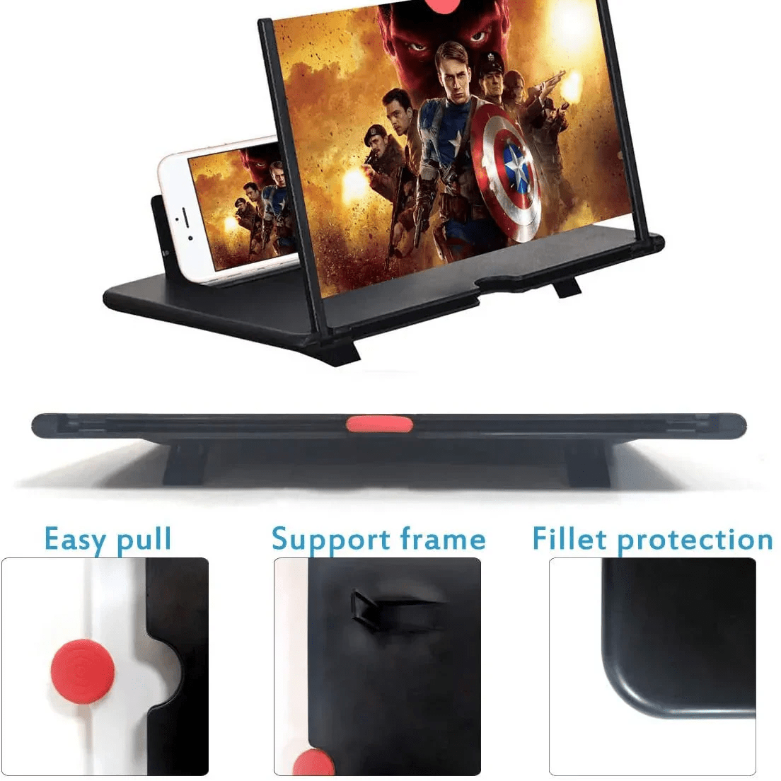 HD Mobile Phone Magnifier Projector Screen - Rumaisas