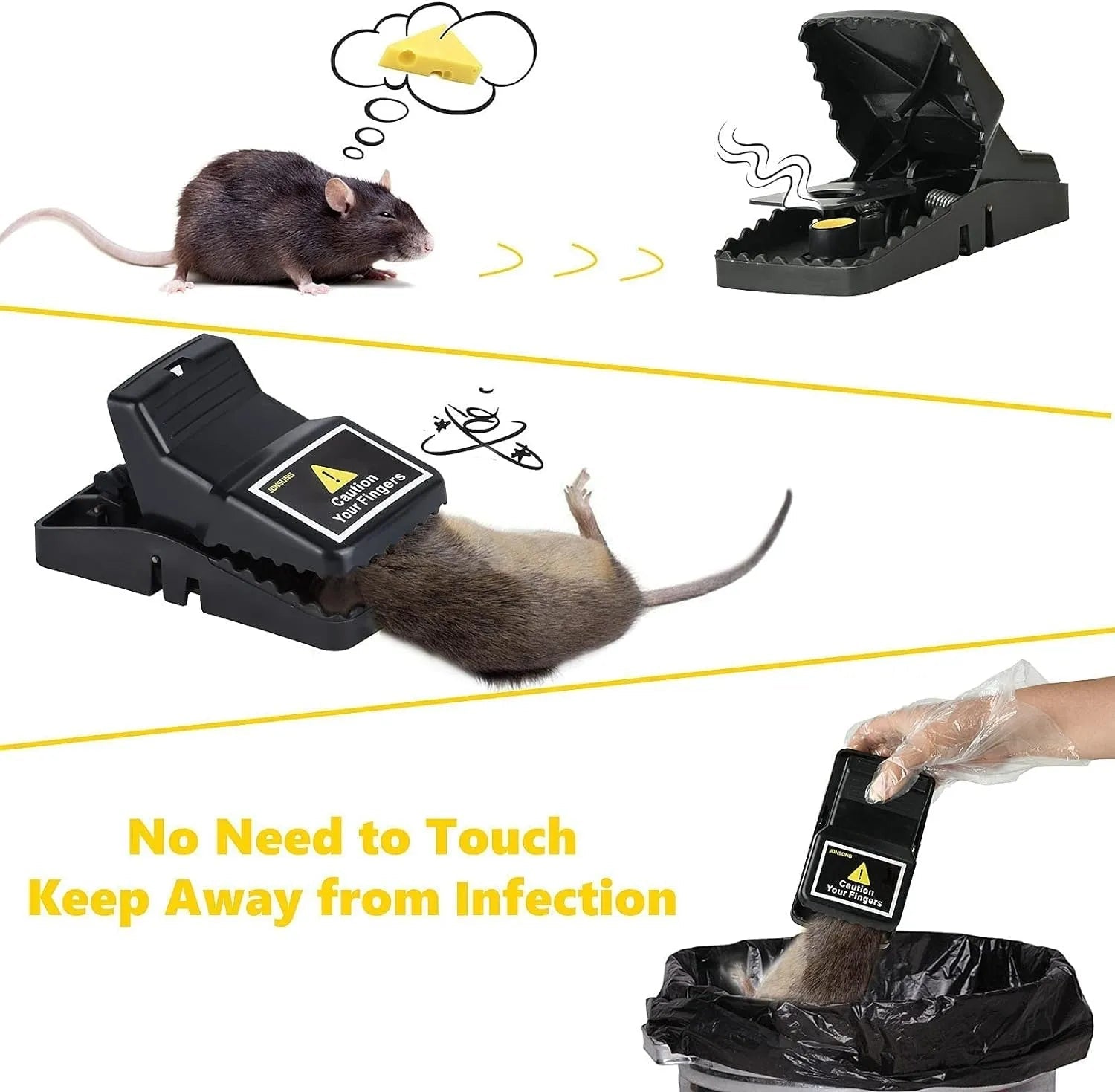 Heavy Duty Mouse Trap Mice Catcher - Rumaisas