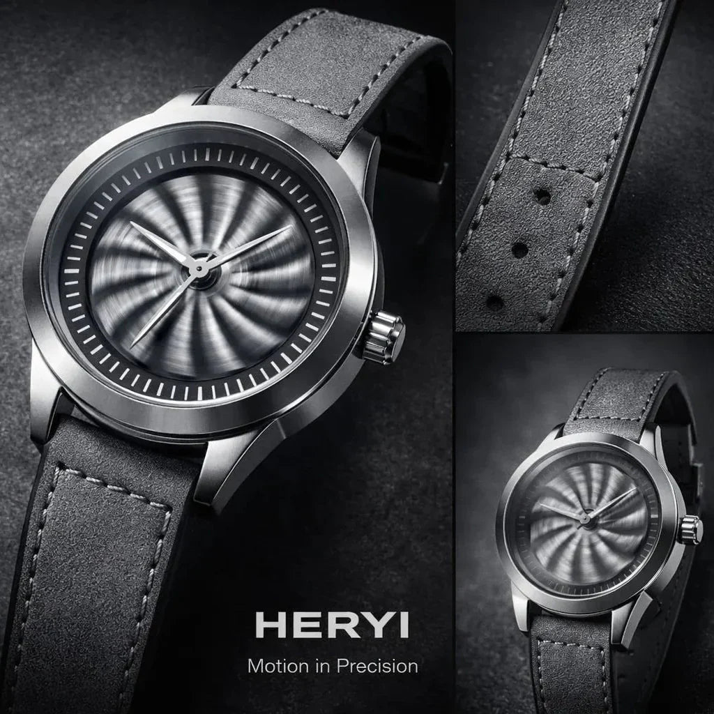 HERYI Spinner Model Watch with Date – Waterproof Masterlock - Rumaisas