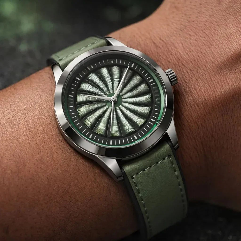HERYI Spinner Model Watch with Date – Waterproof Masterlock - Rumaisas