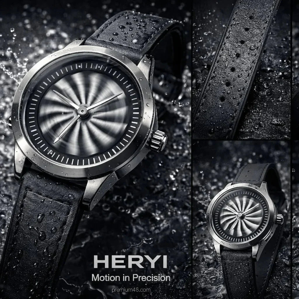 HERYI Spinner Model Watch with Date – Waterproof Masterlock - Rumaisas