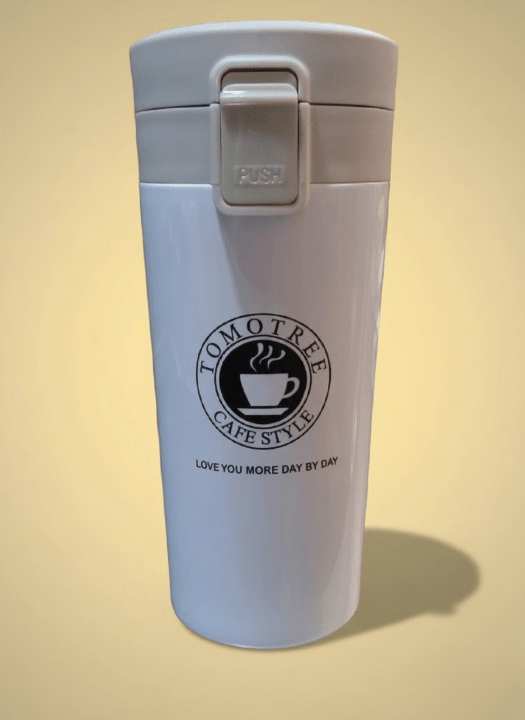 Hot & Cold Stainless Steel Vacuum Flask – 380ml | Double Wall Insulated Water Bottle | Leakproof Coffee & Tea Thermos Travel Mug (random Color) - Rumaisas