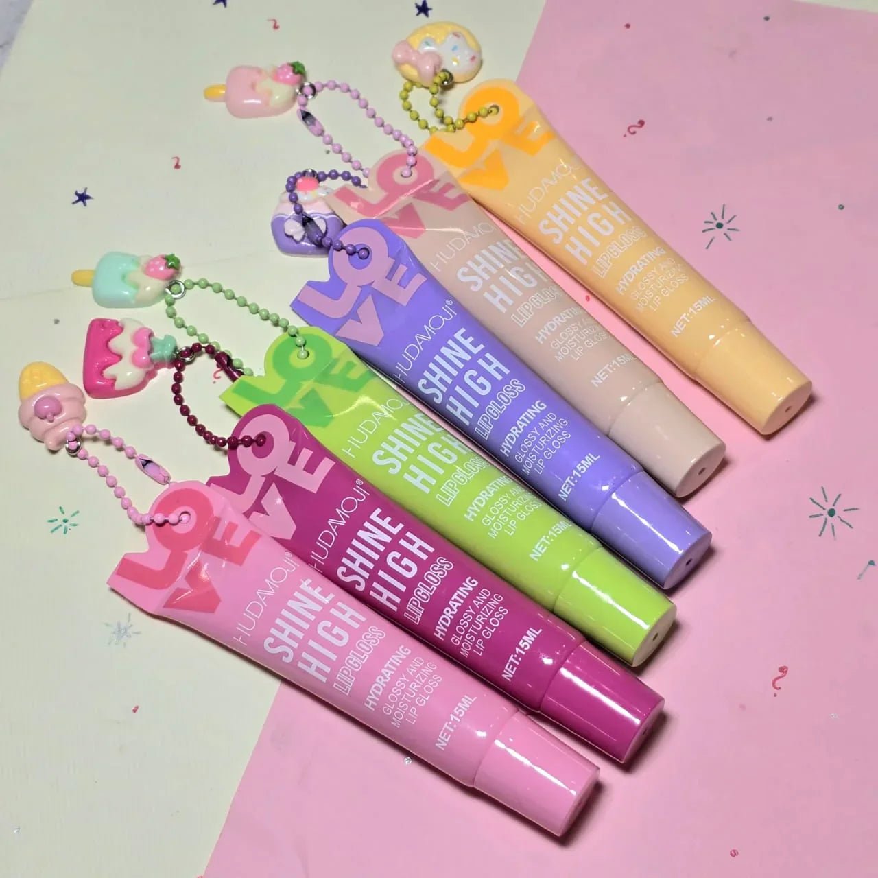 HUDAMOJI “Love” Shine High Lip Gloss - Rumaisas