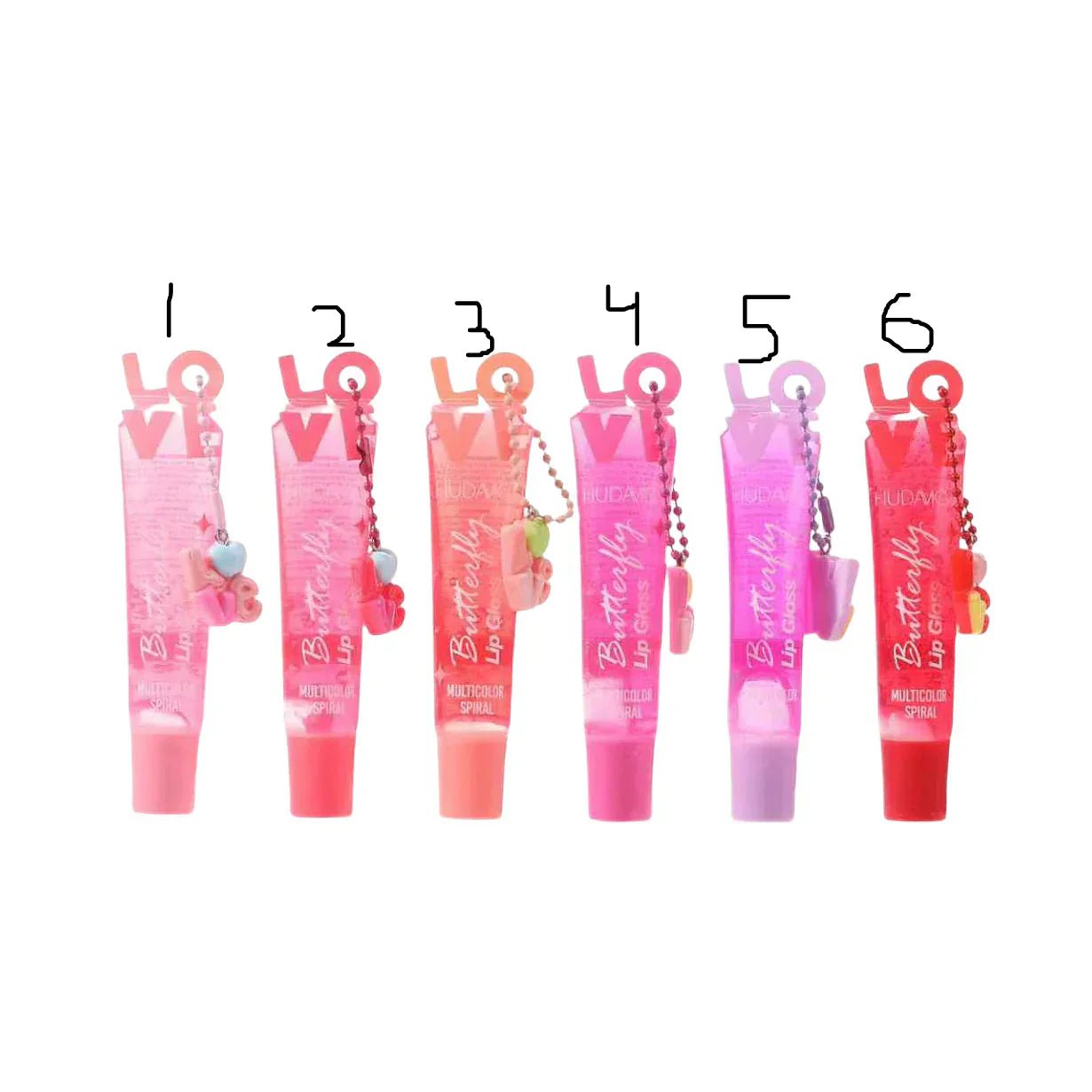 HUDAMOJI Pearlescent "Butterfly" Lip Gloss - Rumaisas
