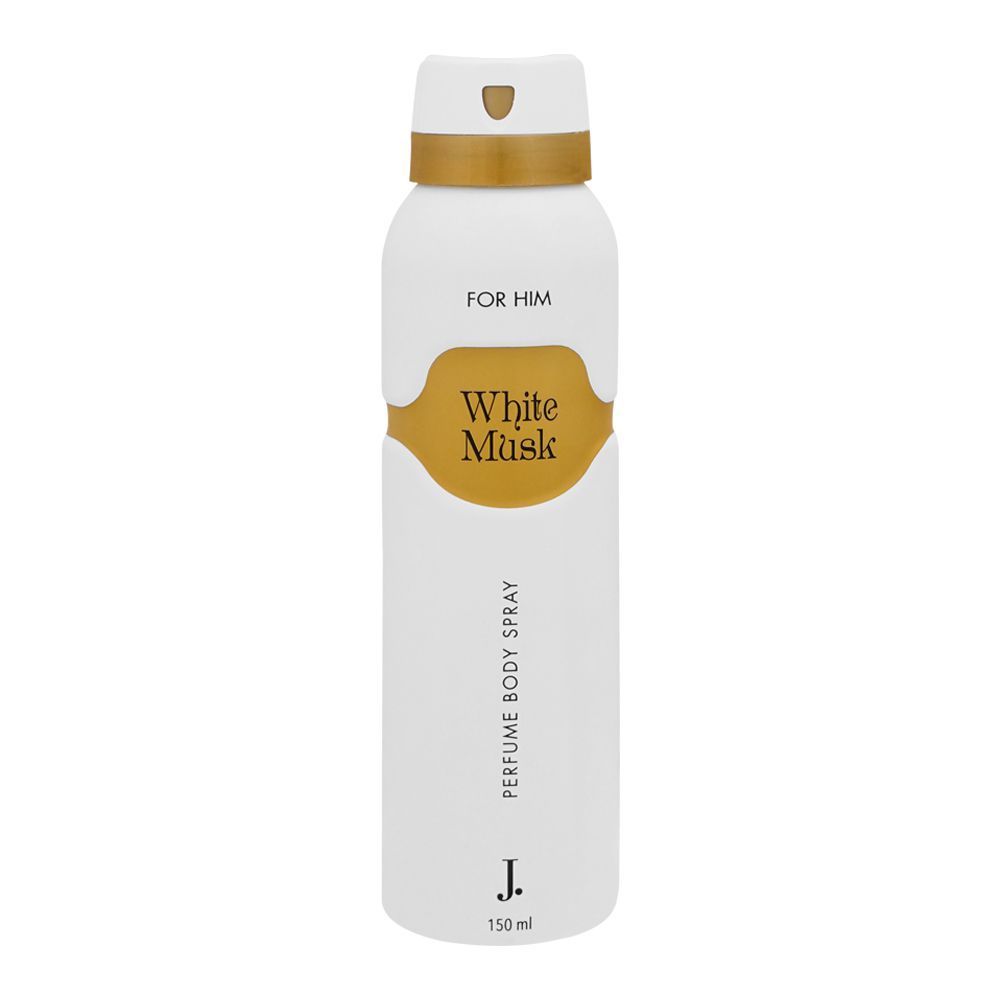Junaid Jamshed J. White Musk Perfume Body Spray – 150ml - Rumaisas