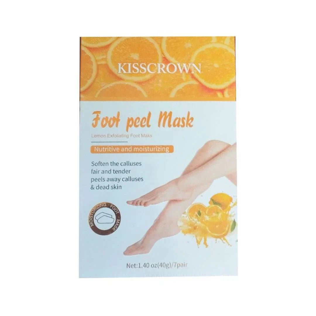 Kiss Crown Lemon Exfoliating Foot Peel Mask - Rumaisas